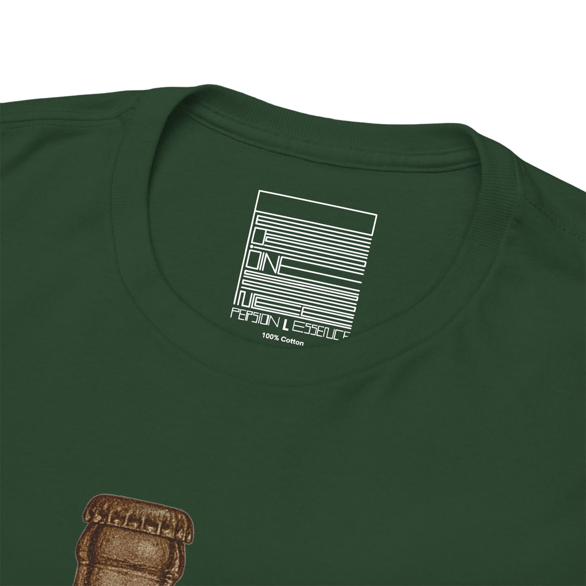Forest Green – ZamZam Koala Tee – close-up