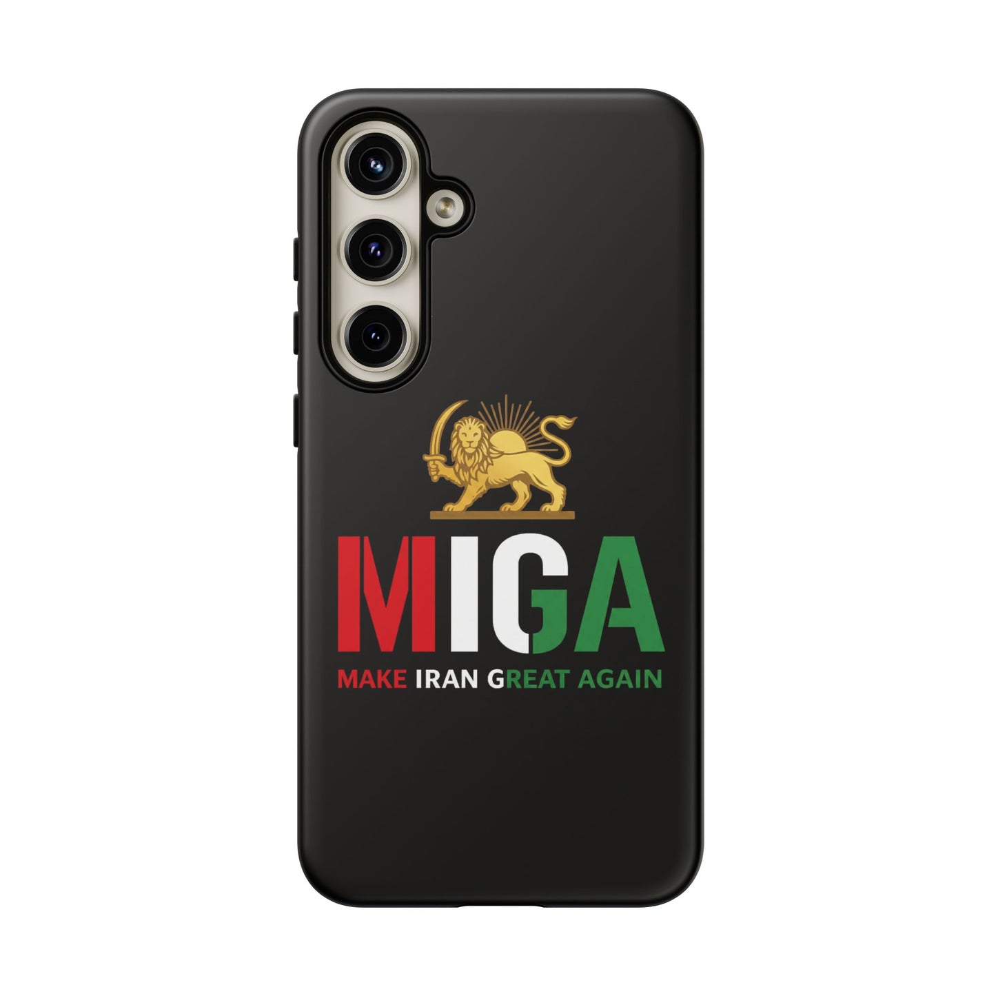 MIGA "Make Iran Great Again" Lion & Sun Phone Case