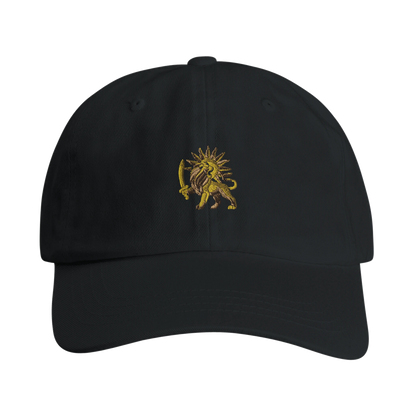 Black – Imperial Lion & Sun Cap – front