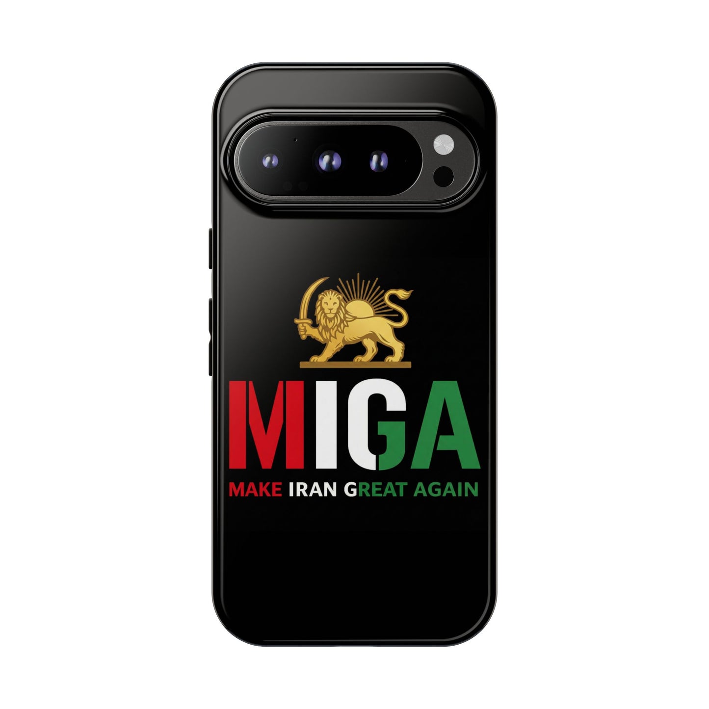 MIGA "Make Iran Great Again" Lion & Sun Phone Case