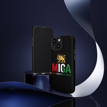 MIGA "Make Iran Great Again" Lion & Sun Phone Case