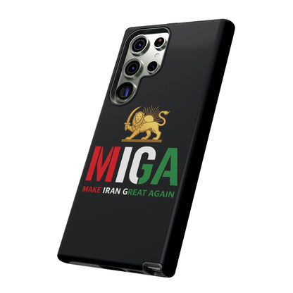 MIGA "Make Iran Great Again" Lion & Sun Phone Case
