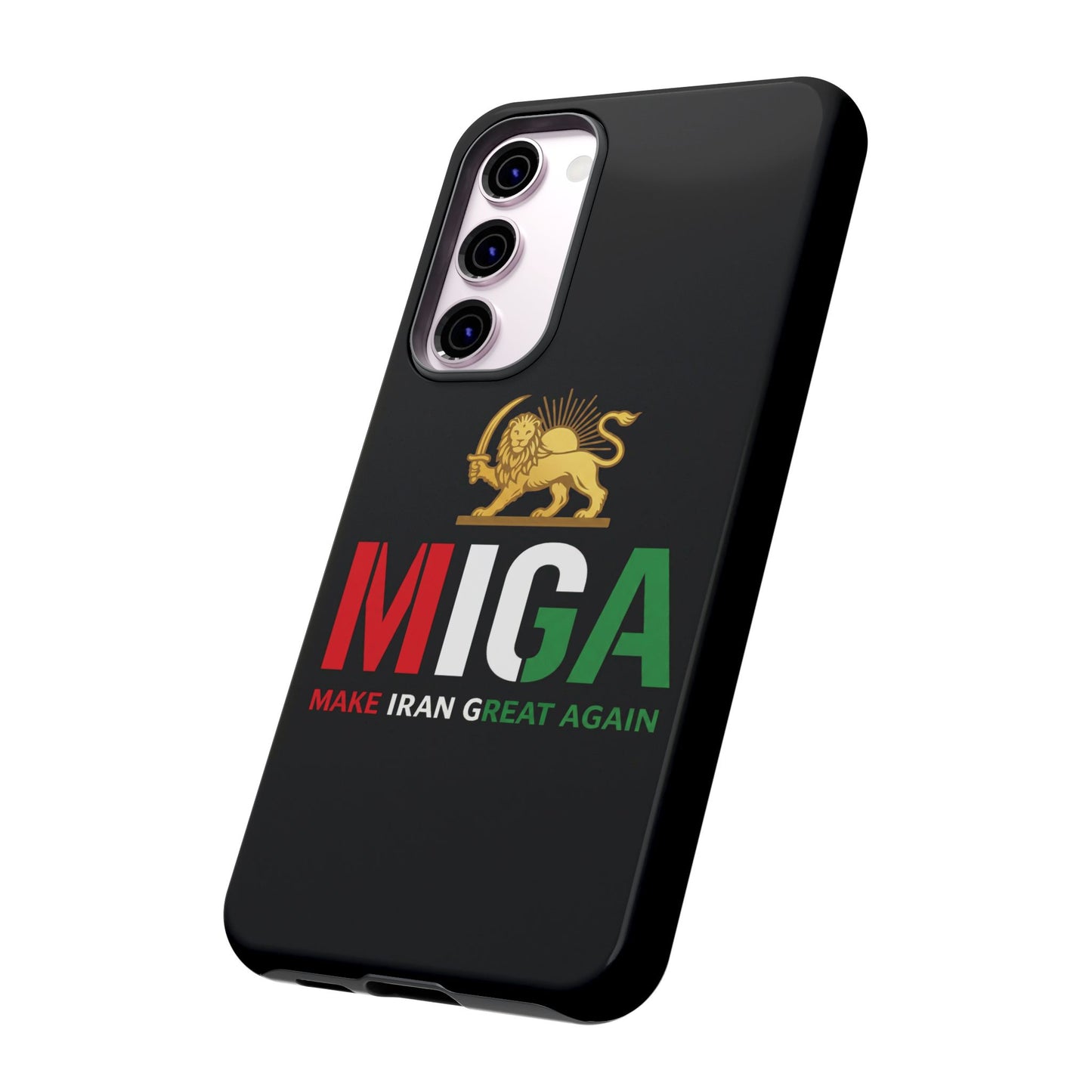 MIGA "Make Iran Great Again" Lion & Sun Phone Case