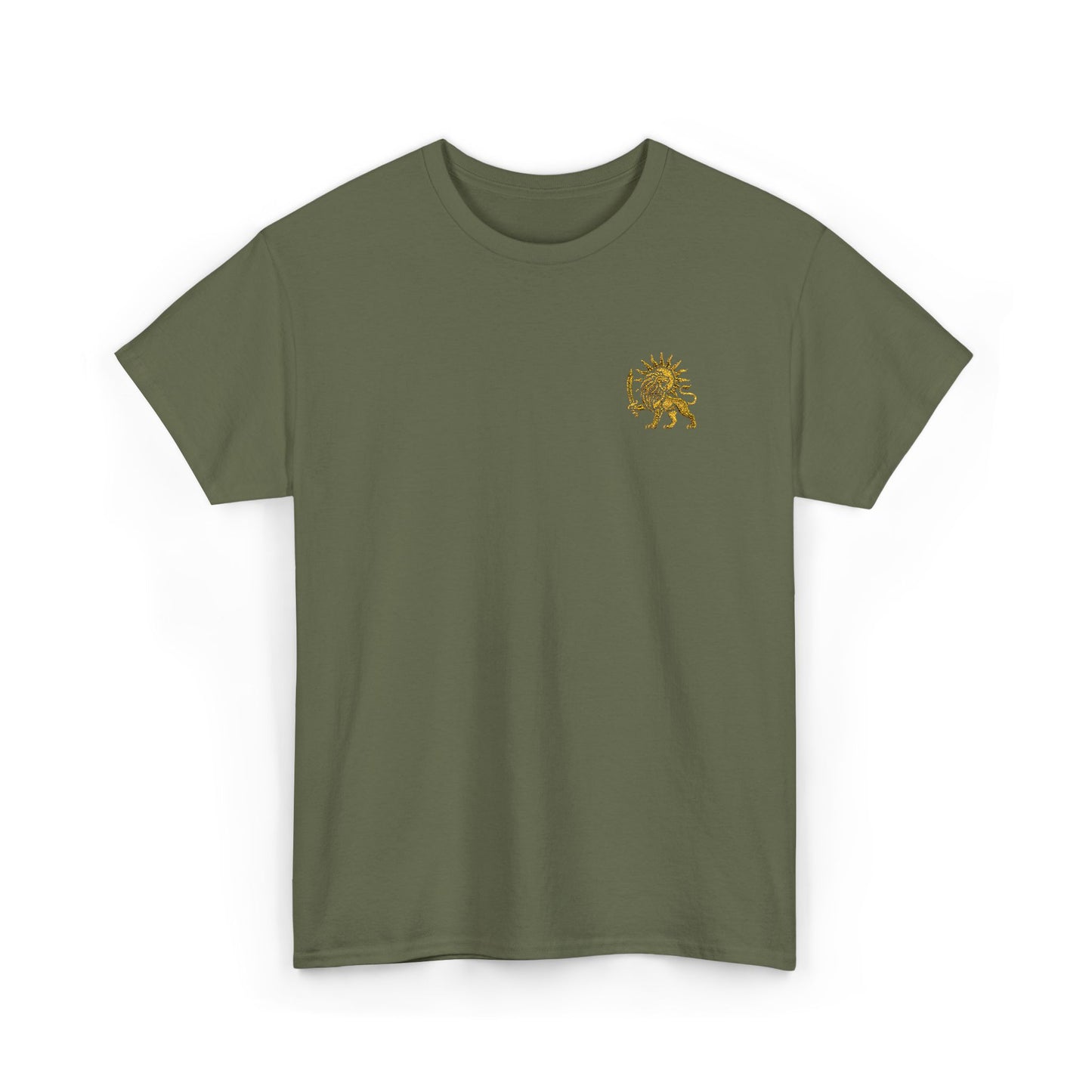 Persian Lion & Sun - Embroidered Tee