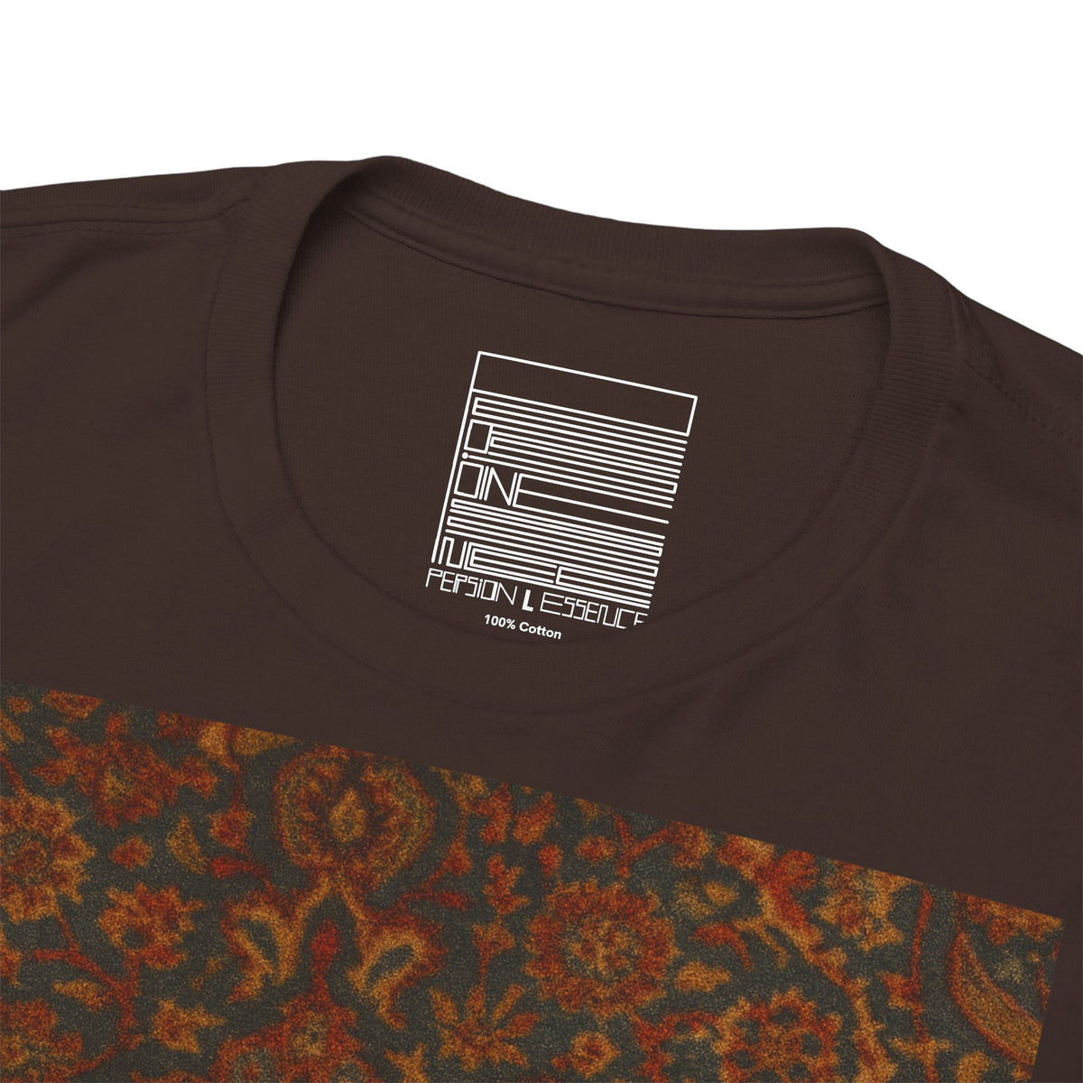 Dark Chocolate – Persian Cat Tee – close-up