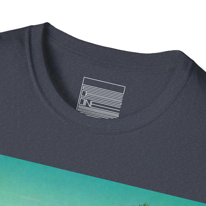 Heather Navy – Grand Theft Istak Tee – close-up