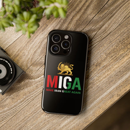 MIGA "Make Iran Great Again" Lion & Sun Phone Case