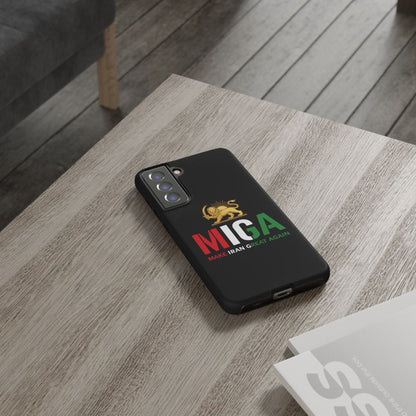 MIGA "Make Iran Great Again" Lion & Sun Phone Case
