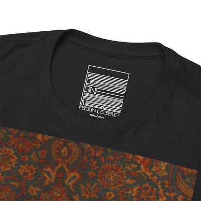Black – Persian Cat Tee – close-up