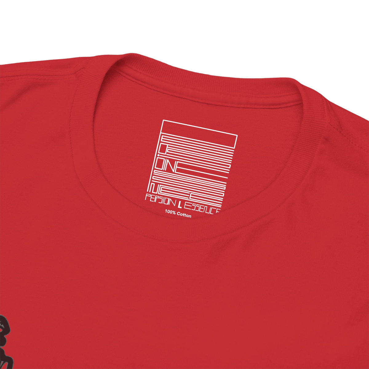 Red – Persian Mandala Tee – close-up
