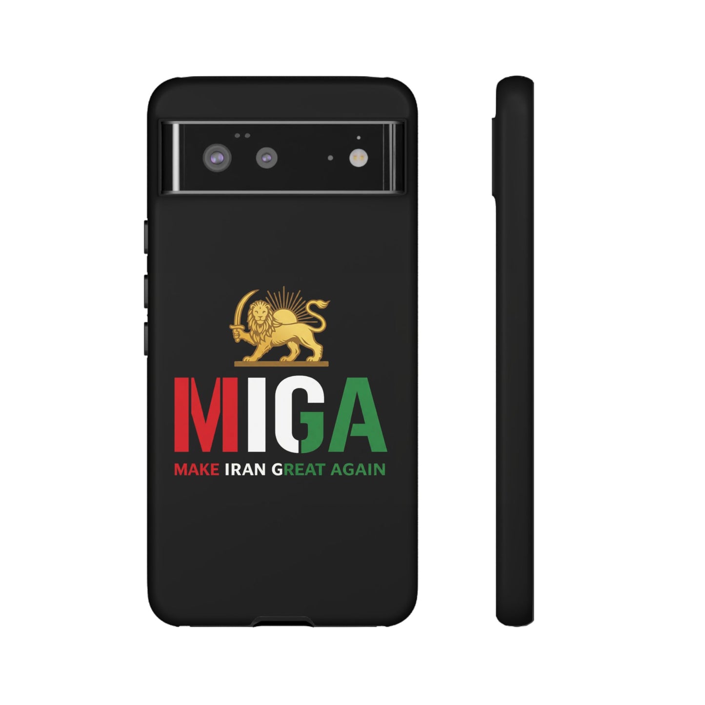 MIGA "Make Iran Great Again" Lion & Sun Phone Case
