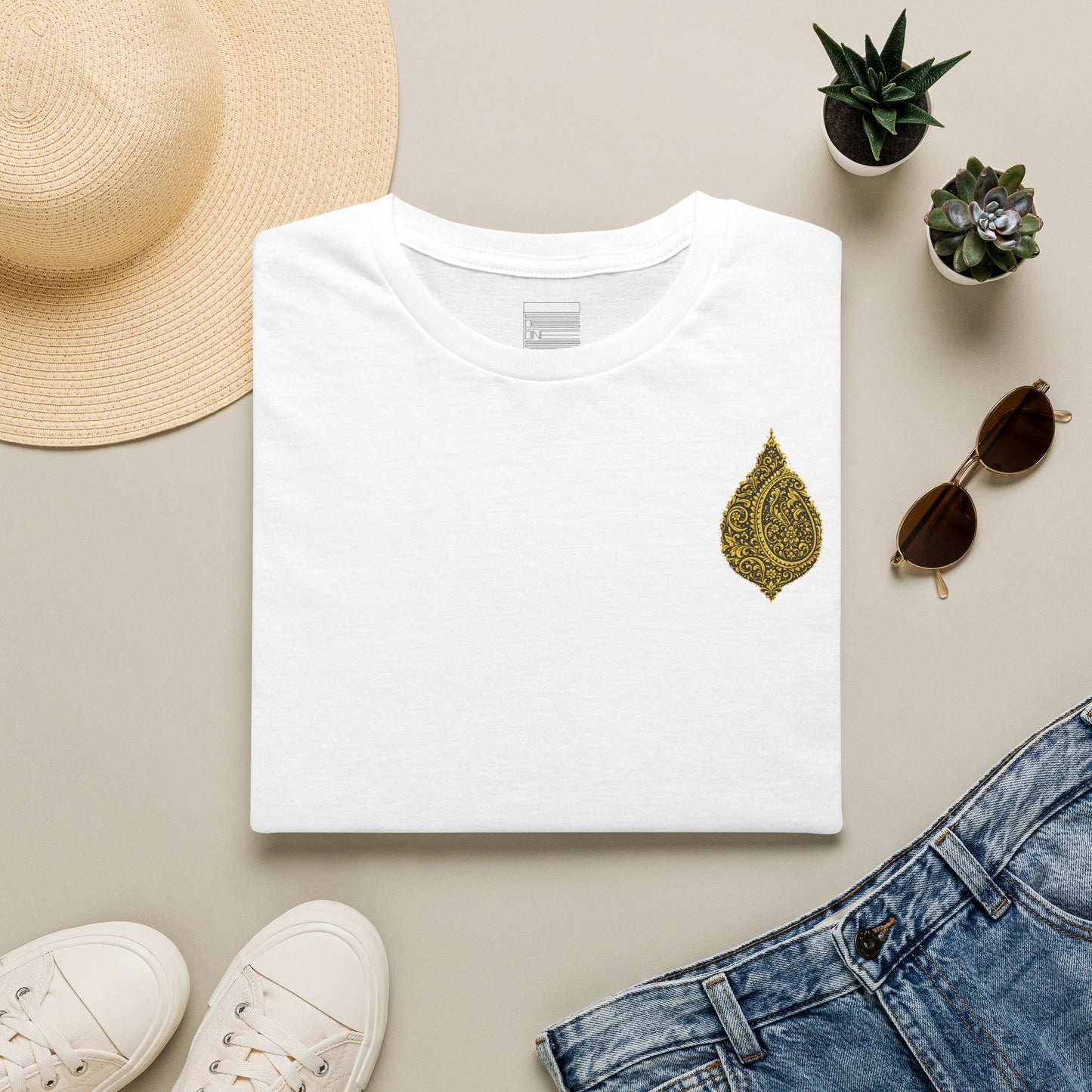 Golden Paisley of Persia - Tee