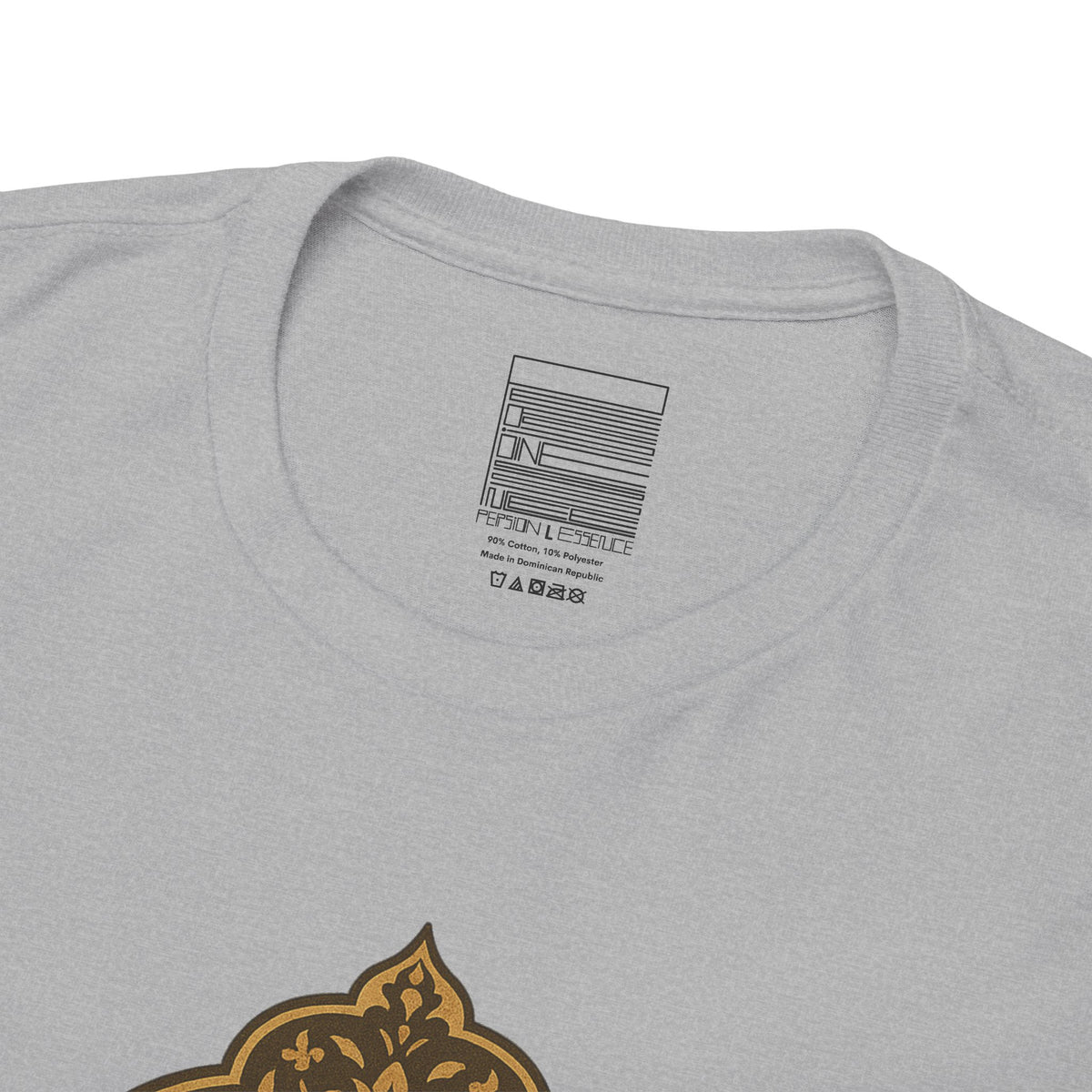 Sport Grey – Shaah Abbas Tee – close-up