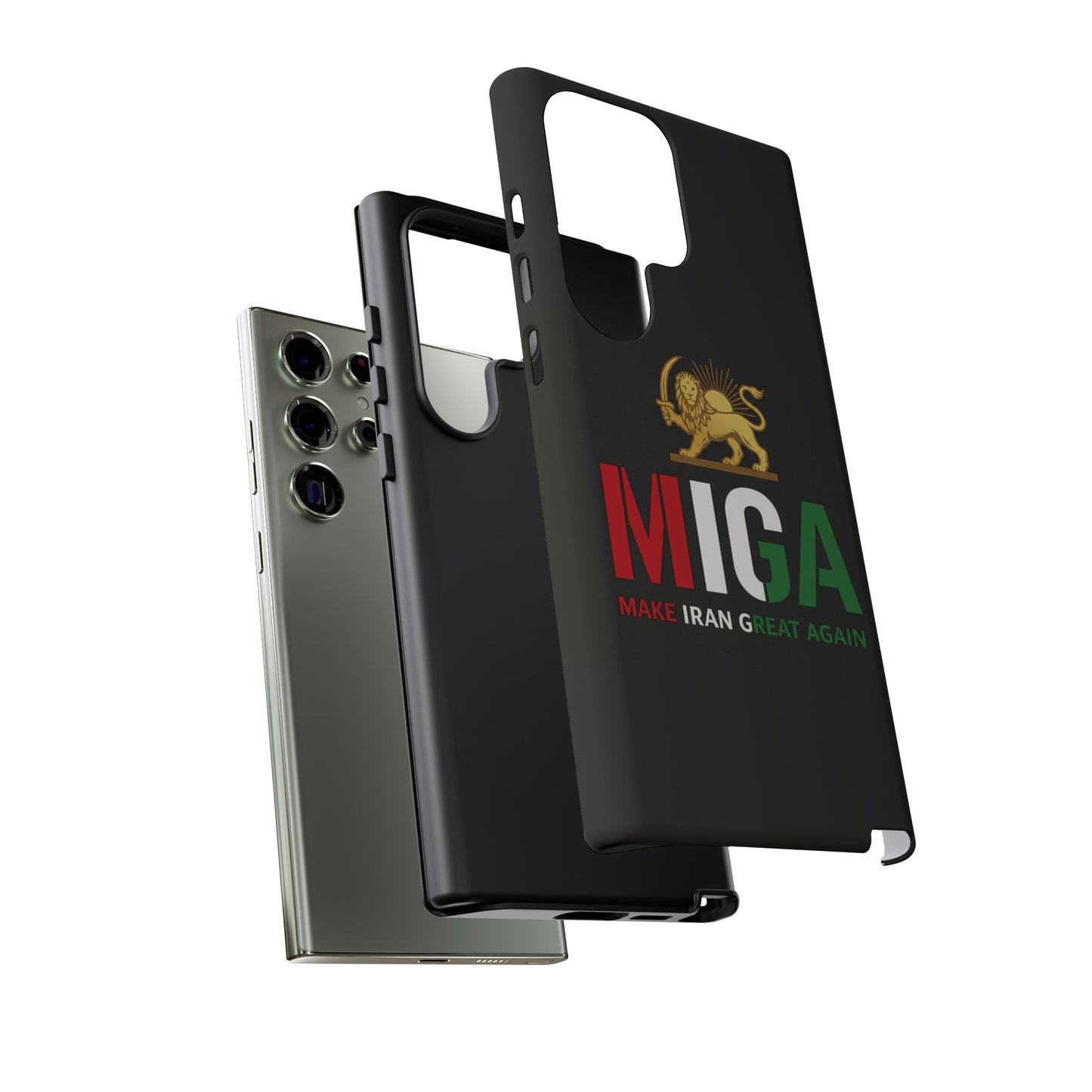 MIGA "Make Iran Great Again" Lion & Sun Phone Case