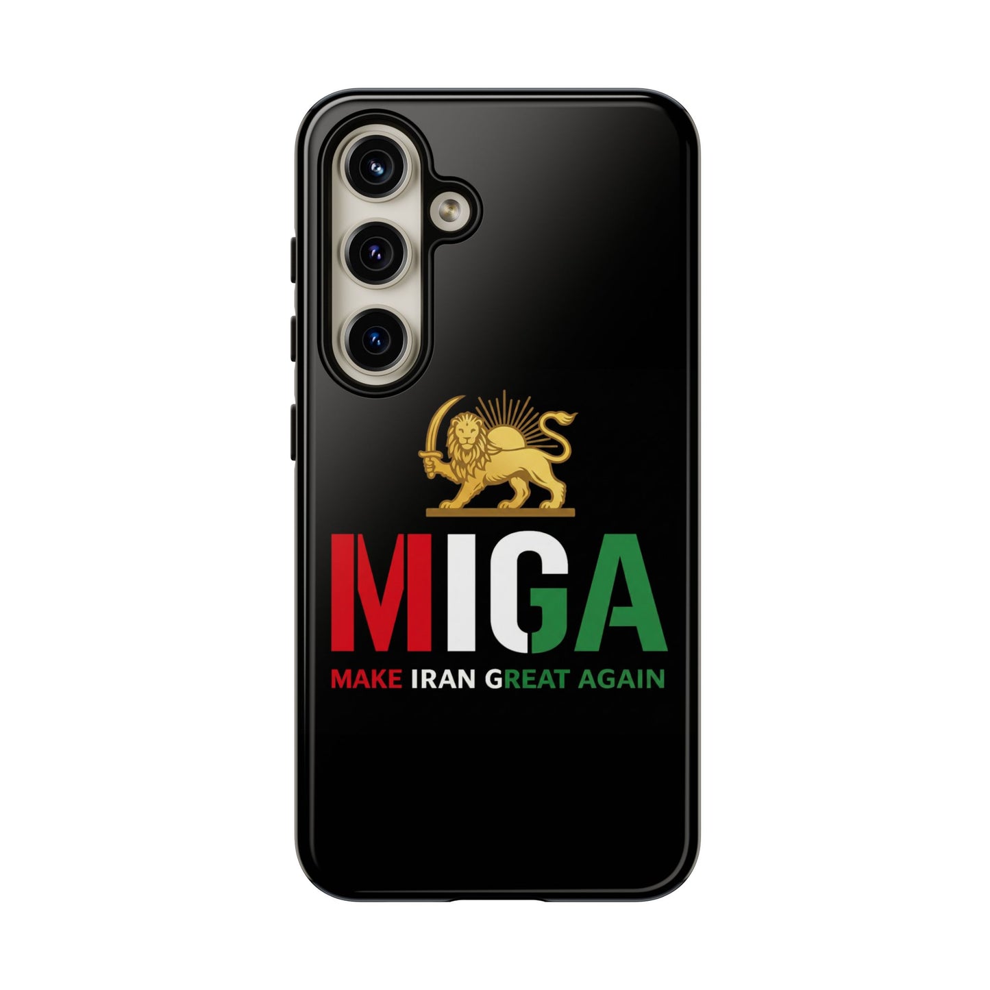 MIGA "Make Iran Great Again" Lion & Sun Phone Case