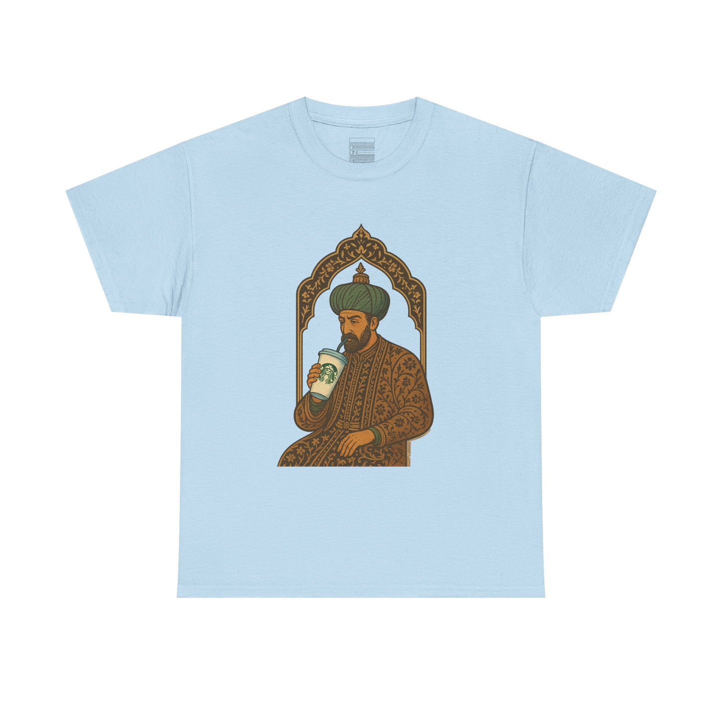 Shaah Abbas having Starbucks