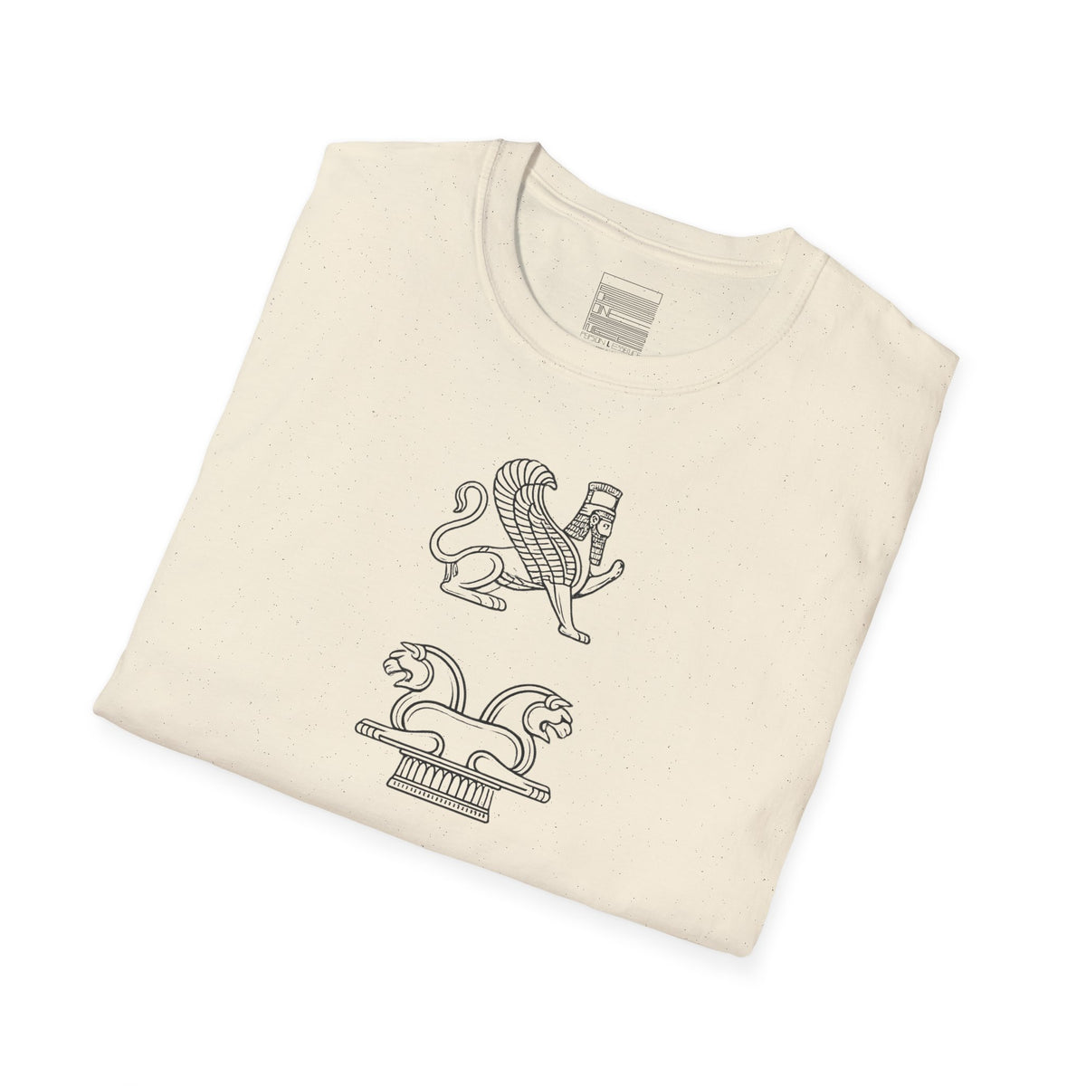Natural – Eternal Guardians Tee – folded