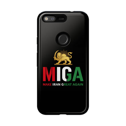 MIGA "Make Iran Great Again" Lion & Sun Phone Case