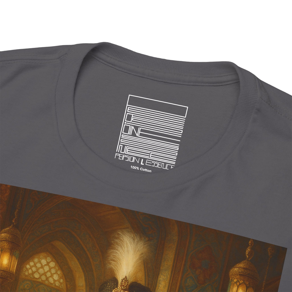 Charcoal – Ghajar Khan II Tee – close-up