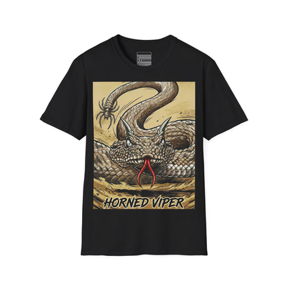 Black – Horned Viper Tee – front