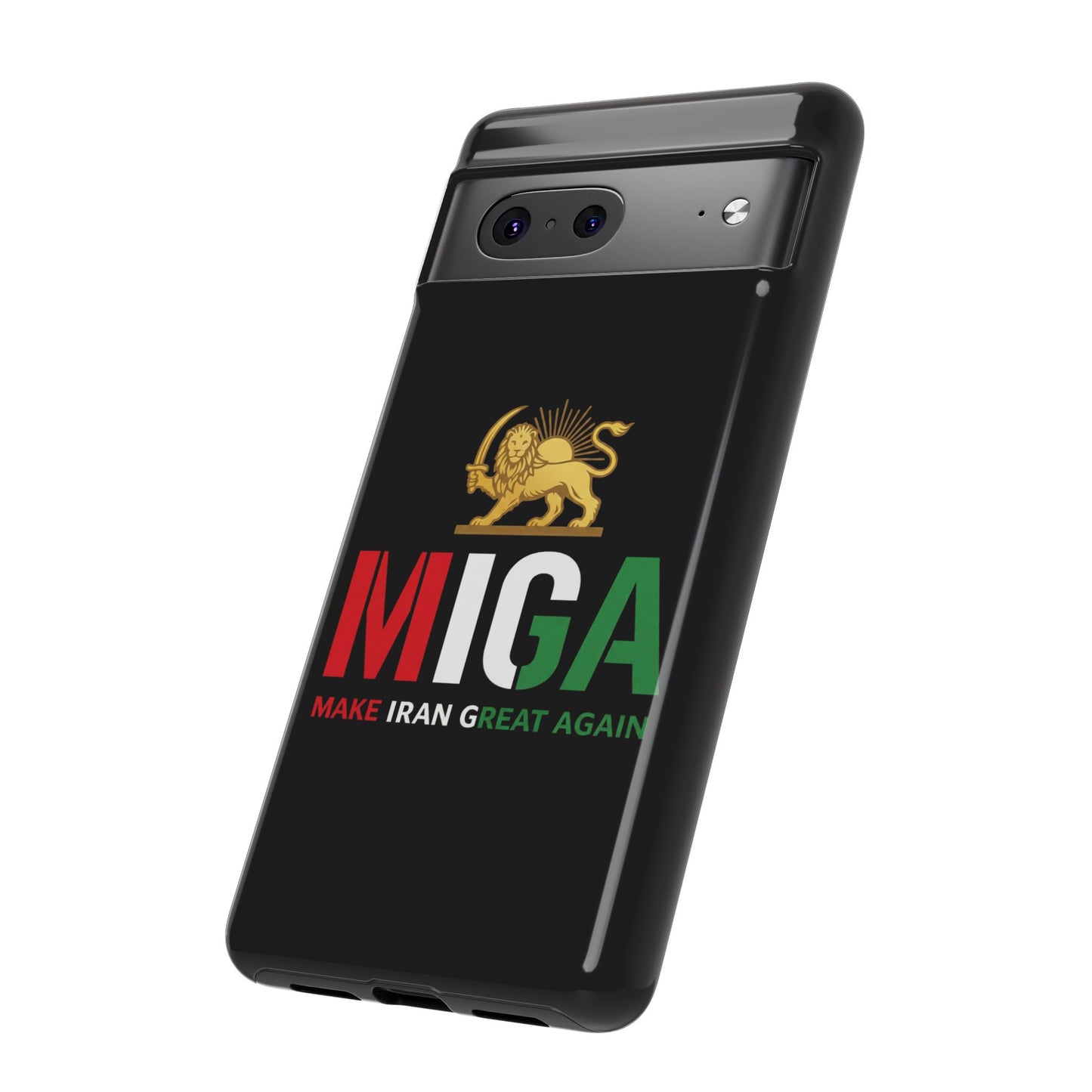MIGA "Make Iran Great Again" Lion & Sun Phone Case