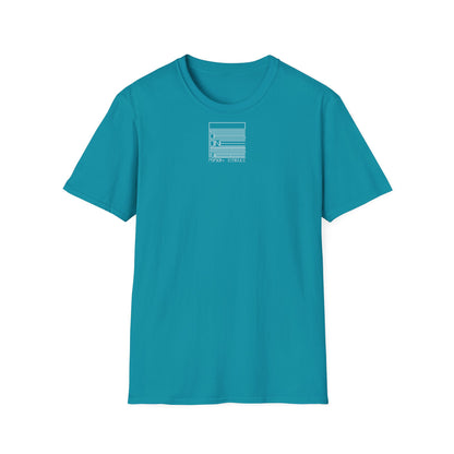 Tropical Blue – PEssence Tee – front