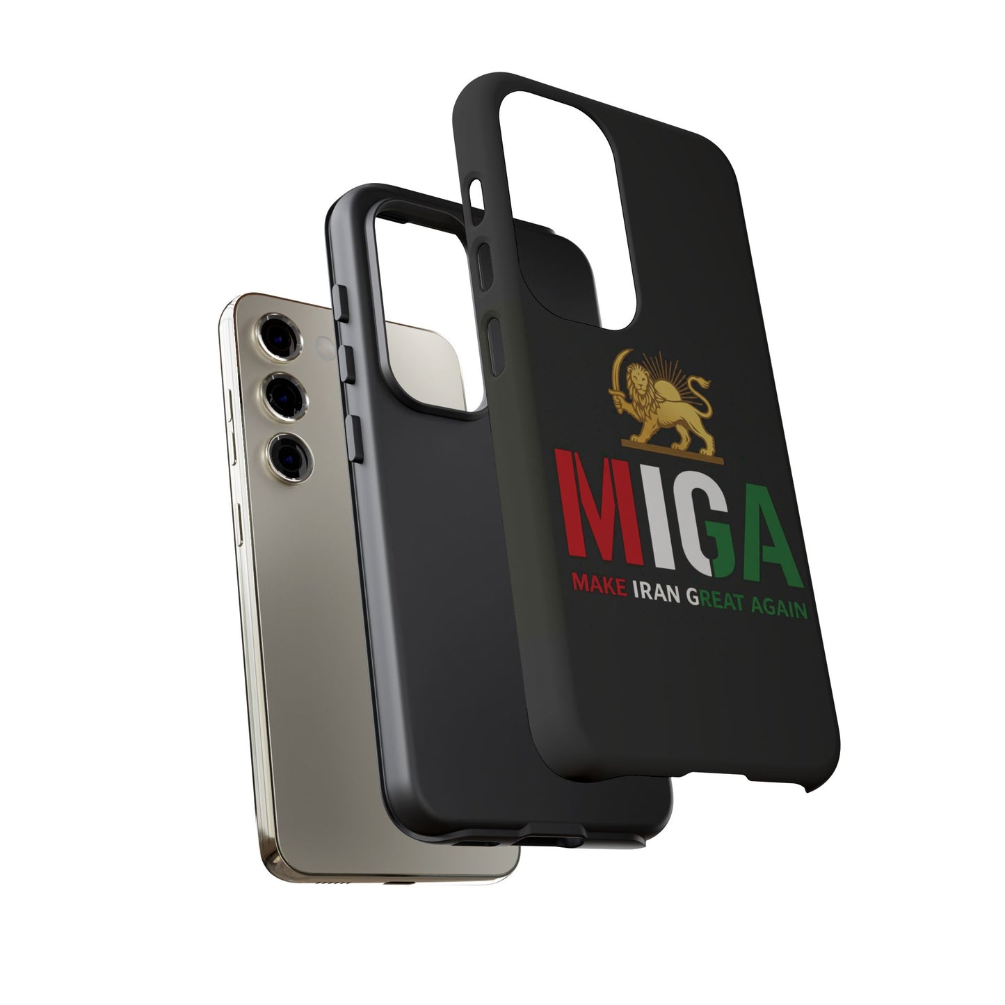 MIGA "Make Iran Great Again" Lion & Sun Phone Case