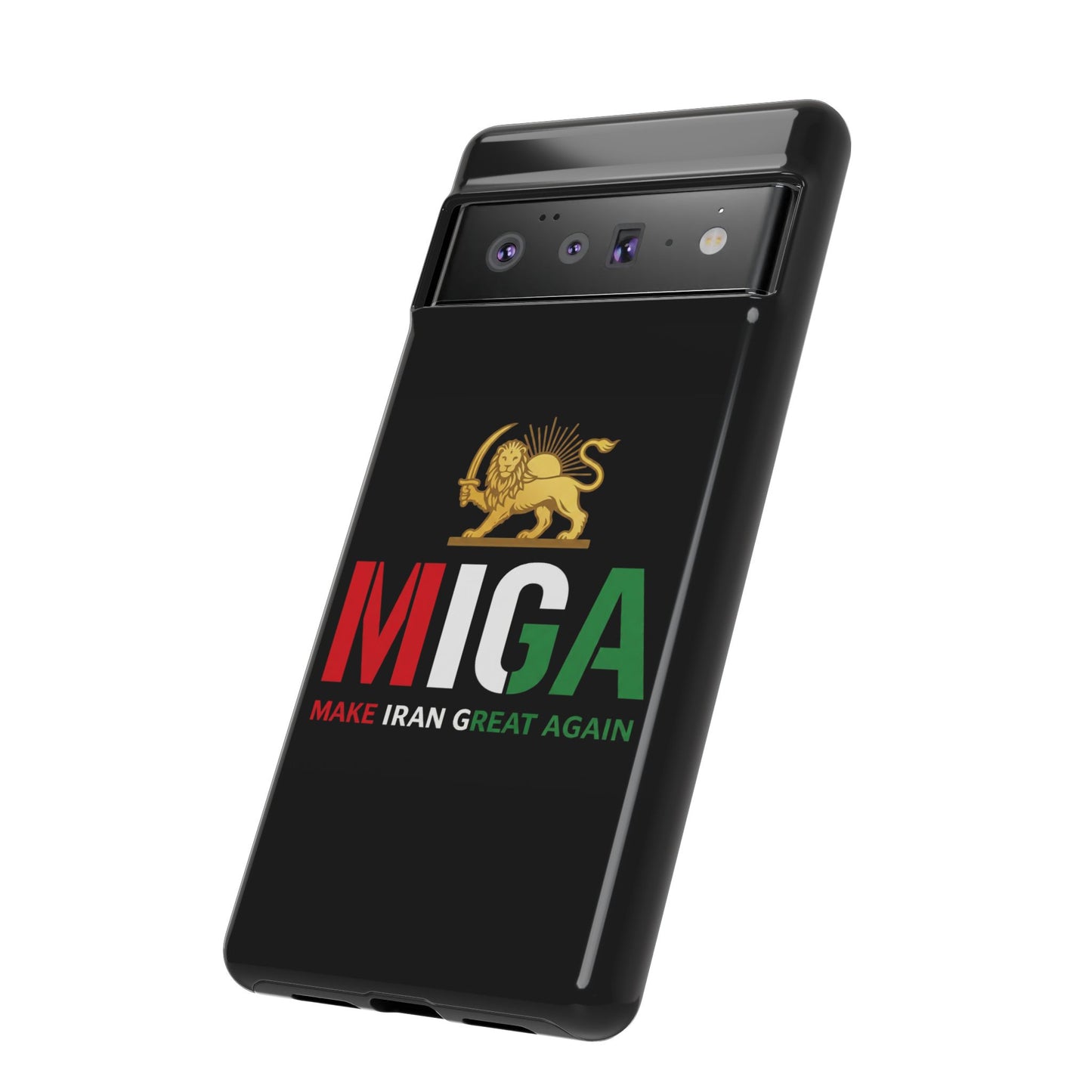 MIGA "Make Iran Great Again" Lion & Sun Phone Case