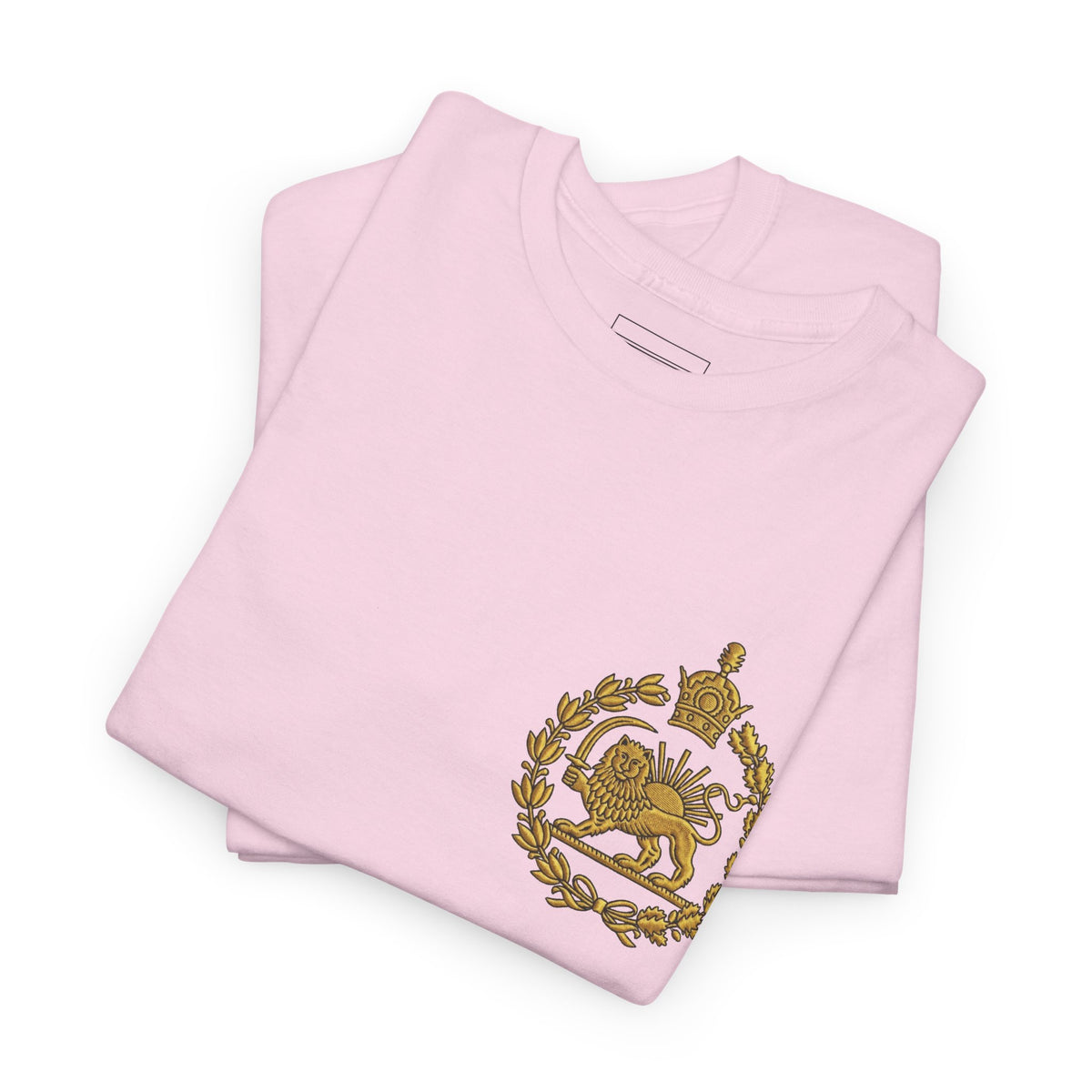 Light Pink – Pahlavi Imperial Tee – folded
