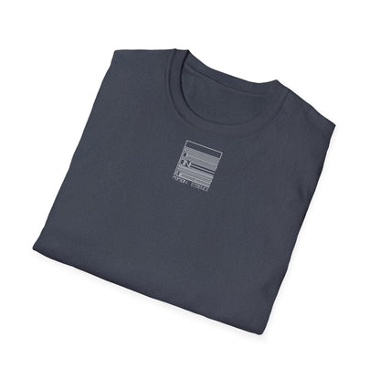 Heather Navy – Isfahan Drifters BW Tee – folded