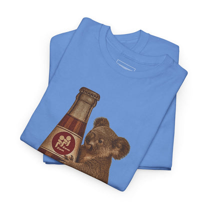 Carolina Blue – ZamZam Koala Tee – folded