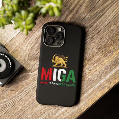 MIGA "Make Iran Great Again" Lion & Sun Phone Case