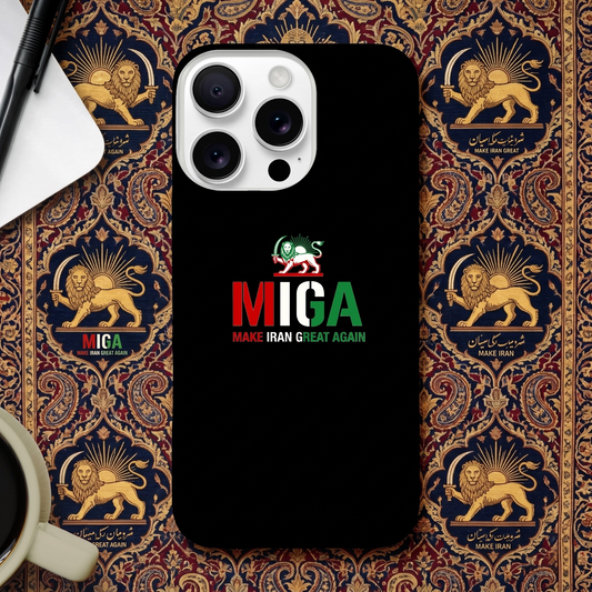 MIGA Lion and Sun iPhone Case