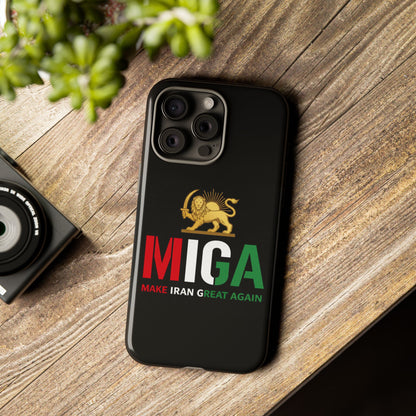 MIGA "Make Iran Great Again" Lion & Sun Phone Case