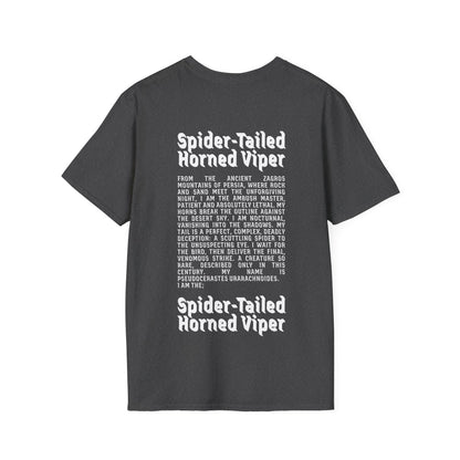 Dark Heather – Horned Viper Tee – back