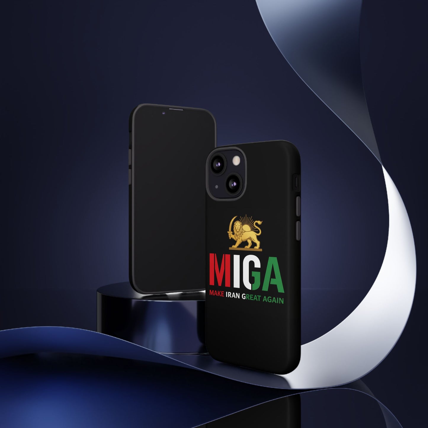 MIGA "Make Iran Great Again" Lion & Sun Phone Case