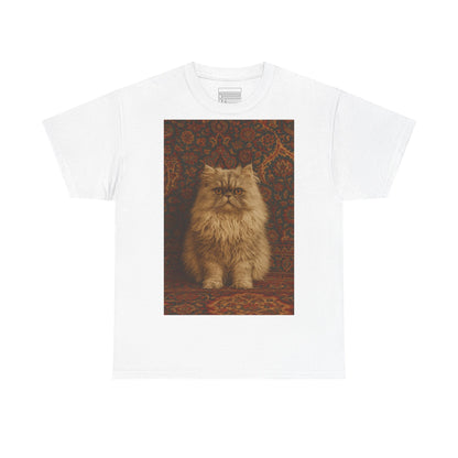 White – Persian Cat Tee – front