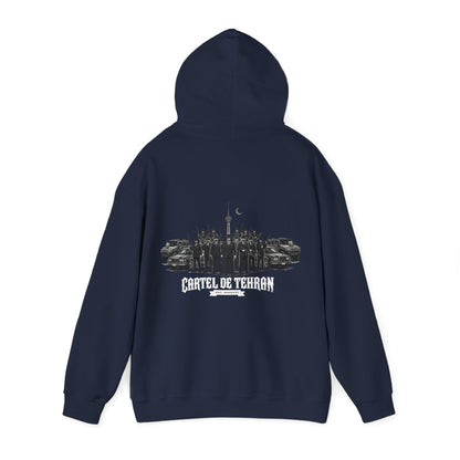 Navy – Cartel de Tehran Hoodie – back