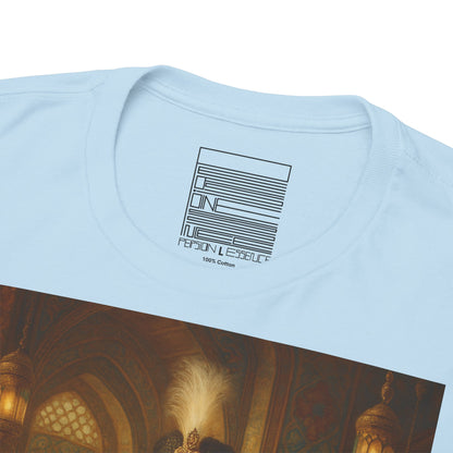 Light Blue – Ghajar Khan II Tee – close-up