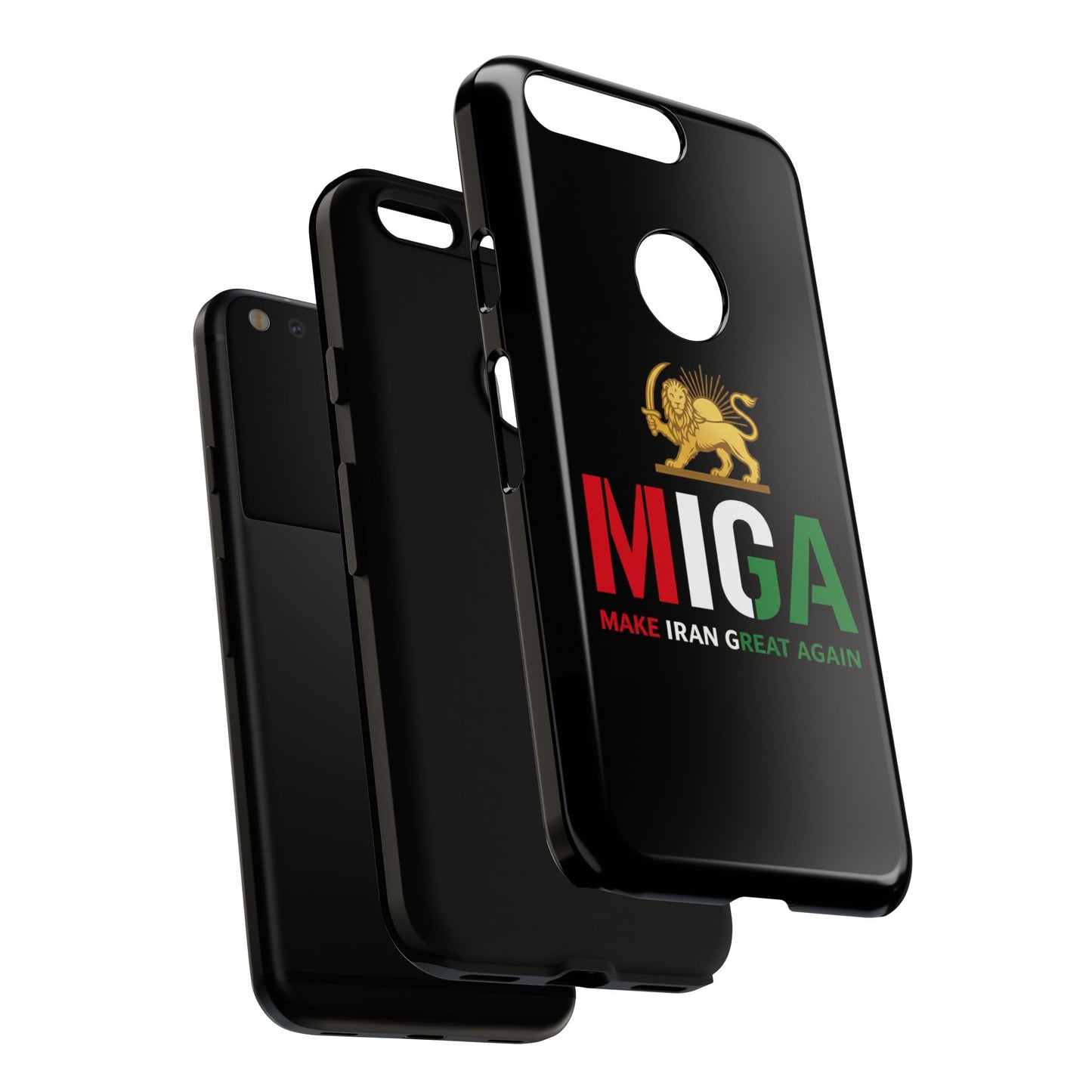 MIGA "Make Iran Great Again" Lion & Sun Phone Case