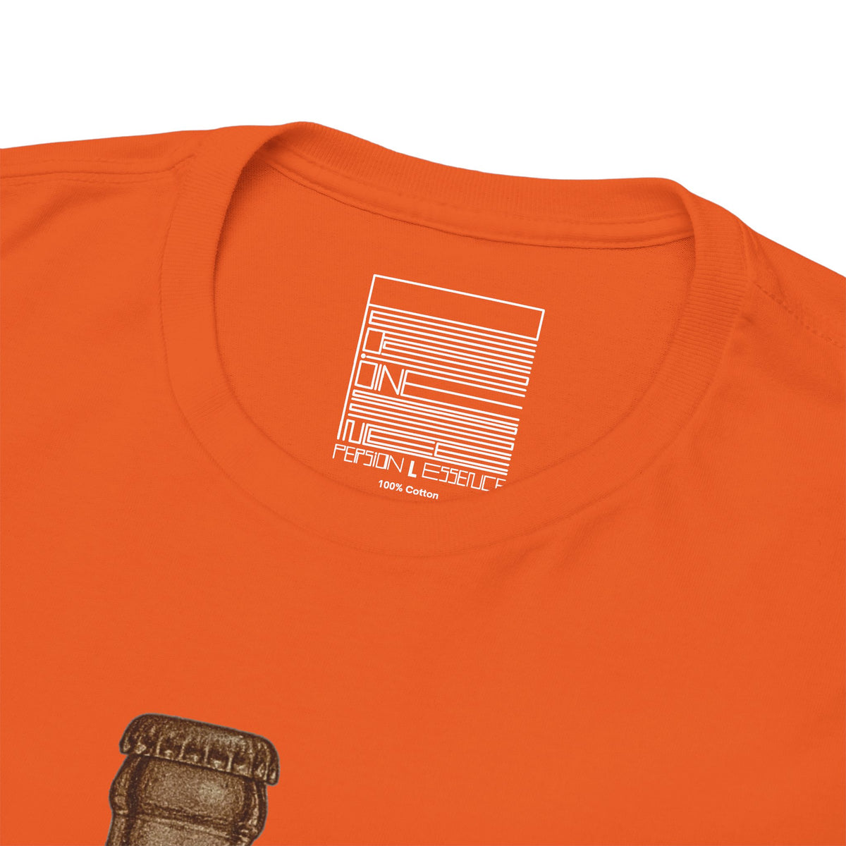 Orange – ZamZam Koala Tee – close-up