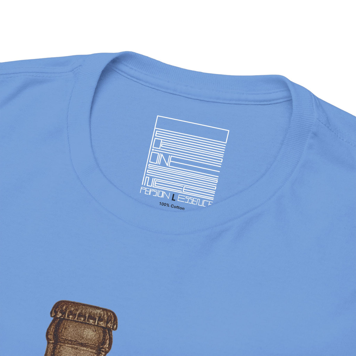 Carolina Blue – ZamZam Koala Tee – close-up