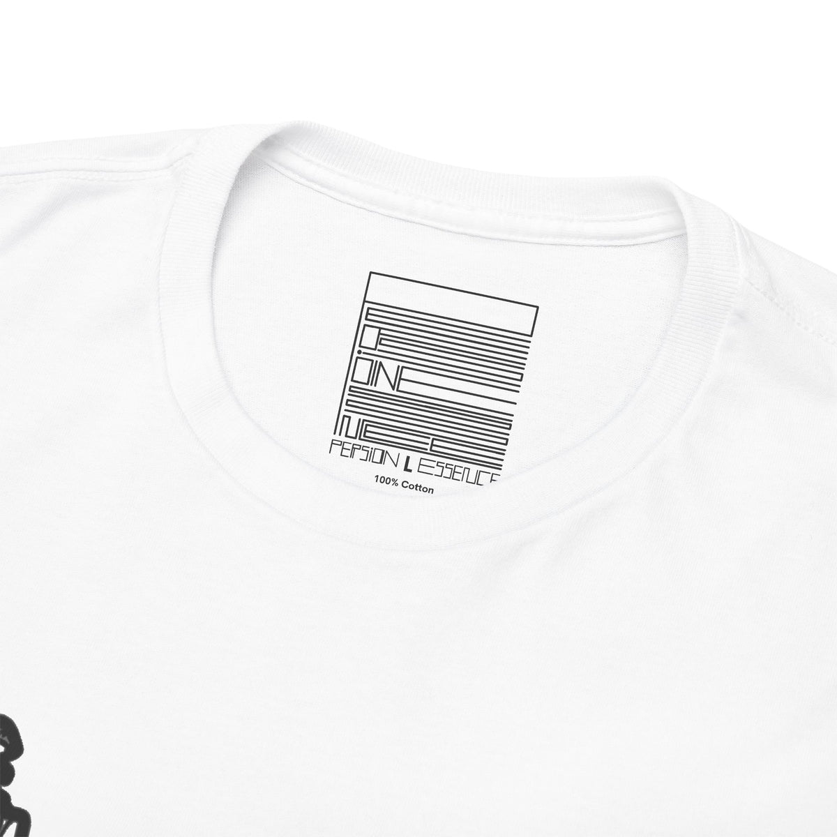 White – Persian Mandala Tee – close-up