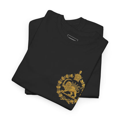 Black – Pahlavi Imperial Tee – folded