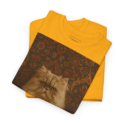 Gold – Persian Cat Tee – folded