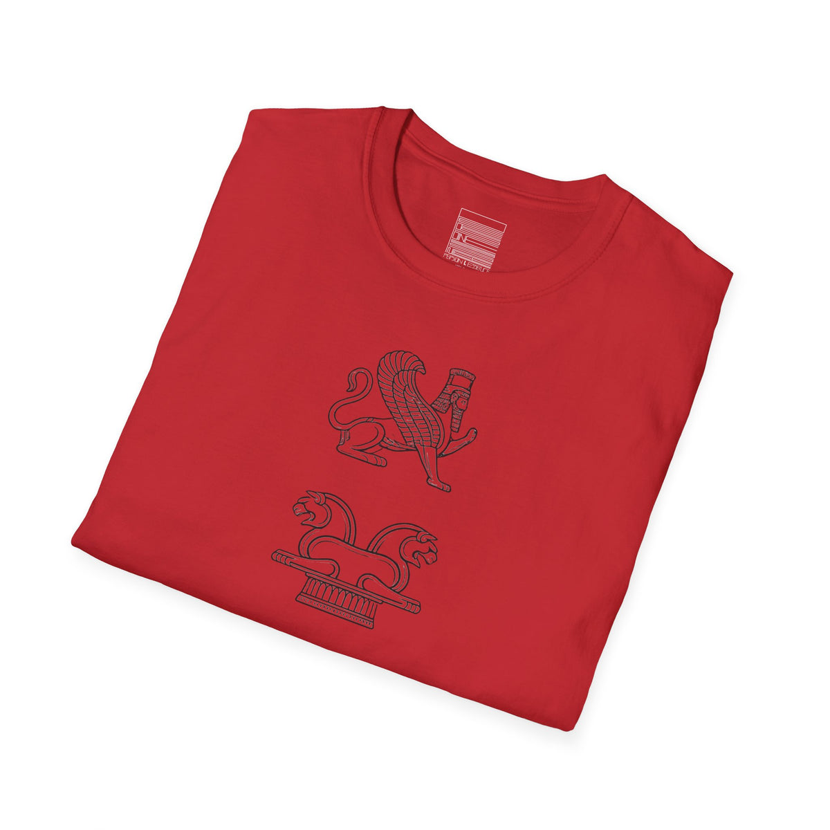 Red – Eternal Guardians Tee – folded