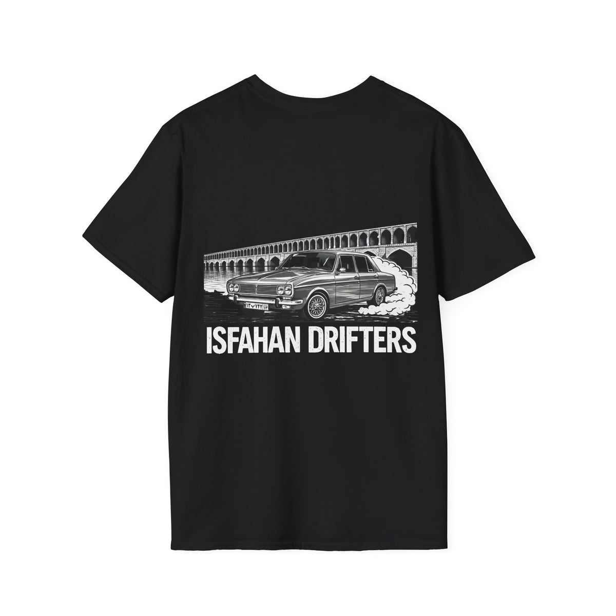 Black – Isfahan Drifters BW Tee – back