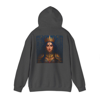 Dark Heather – Persian Queen Hoodie – back