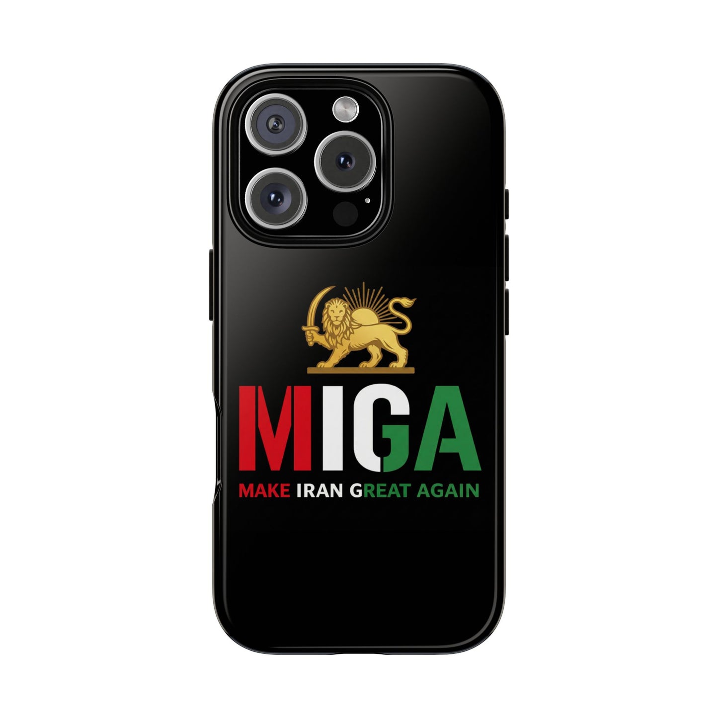 MIGA "Make Iran Great Again" Lion & Sun Phone Case