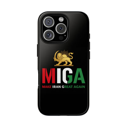 MIGA "Make Iran Great Again" Lion & Sun Phone Case